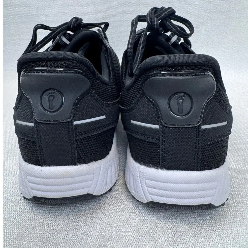 ORTHOFEET KITA Hands Free Comfort Black Mesh Womens Sneakers Size US 12 D Wide